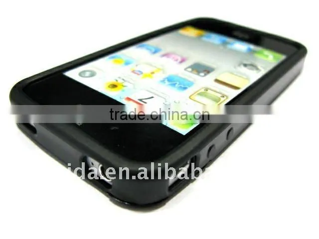 for iphone 4 case bumper case for iphone 4 4G ,for iphone 4 bumper case,Rubber Hard silicone case with various color