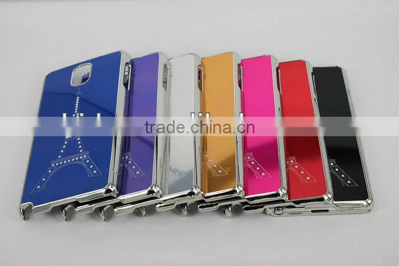 Fancy case for Galaxy Note 3 N9000,Metal Chome case