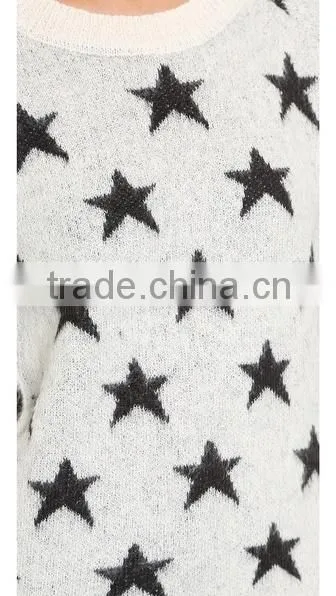 jiaxing ladies elegant sweaters plus size woman casual lady pattern knitwear 2014