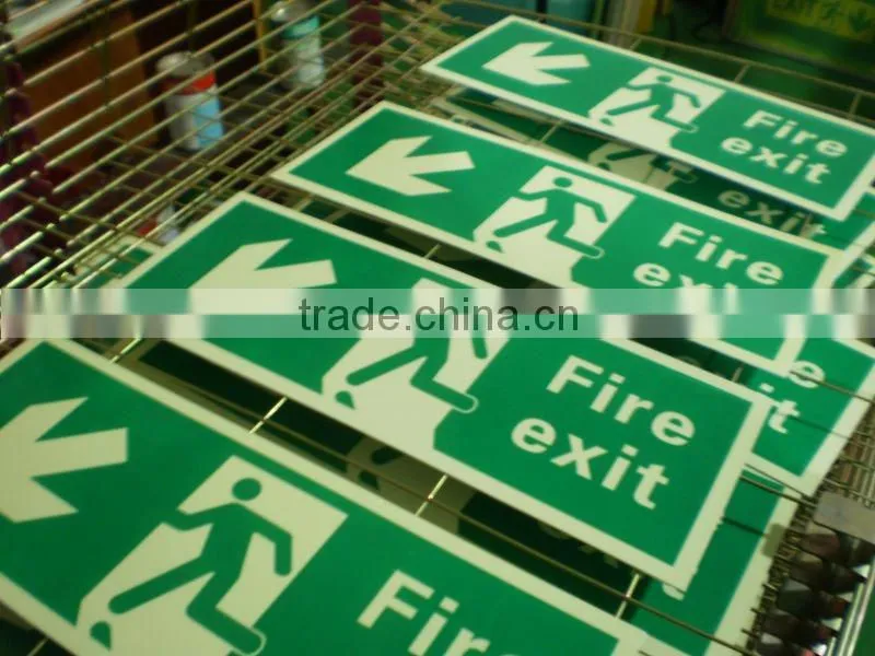 photoluminescent safety signs factory photoluminescent exit signs glow exit signs