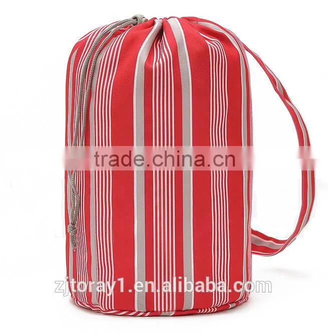 Polyester Drawstring Duffle Laundry Shoulder Backpack Shoe Bag