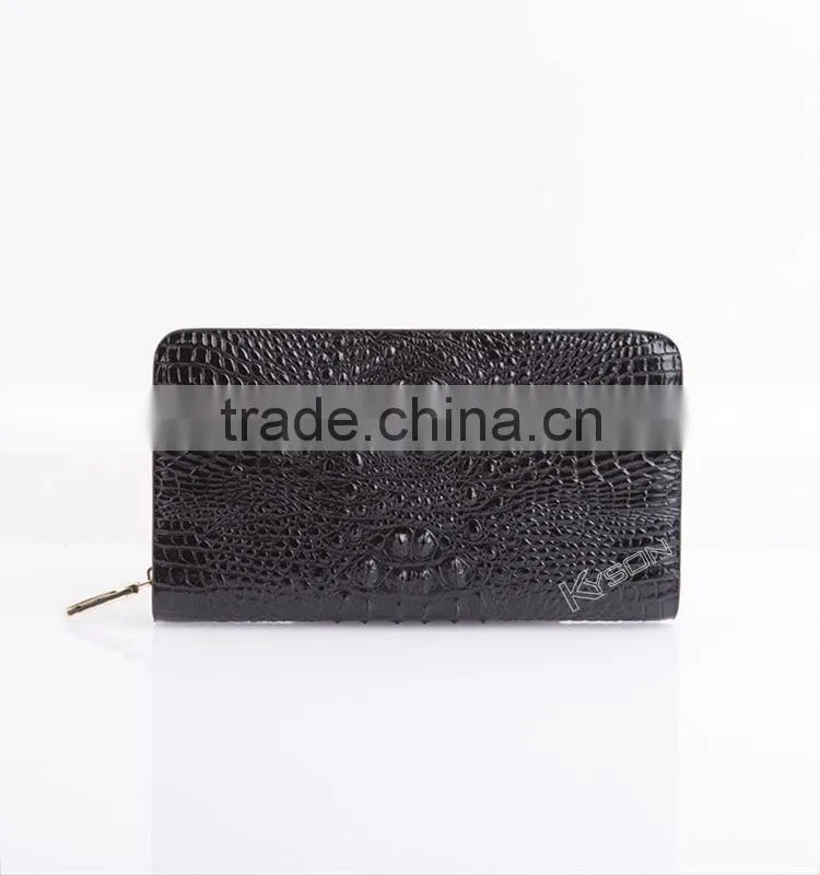 2015 new emboss brand latest design genuine leather men purses
