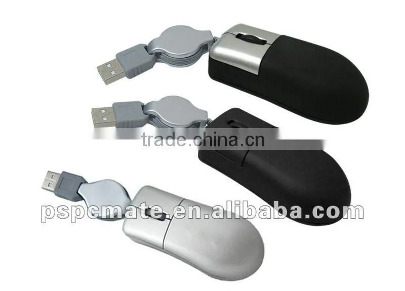 Super slim mini 3d wired mouse for gifts promotion wholesale