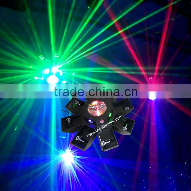 Combined led&laser octopus/green laser light