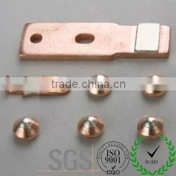 Earthing terminal metal parts for switch relay