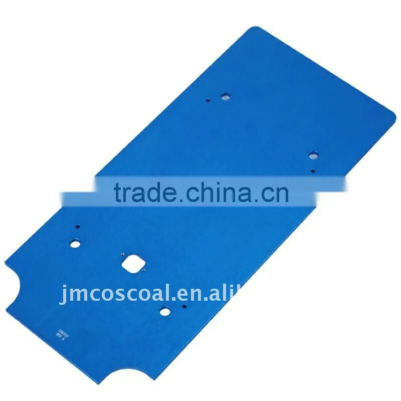 Aluminium faceplate with polishing and anodizing and CNC machining