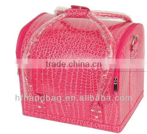 2013 newest high quality cosmetic train cases,lady's cometic bag