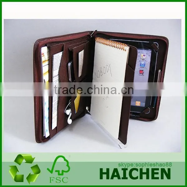 Leather Mini Tablet Briefcase / For leather portfolio case