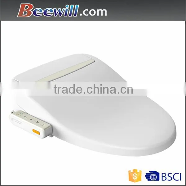 Easy operated automatic toilet seat for elderly