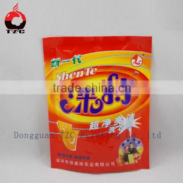 laundry powder plastic bags for promotion in 2014
