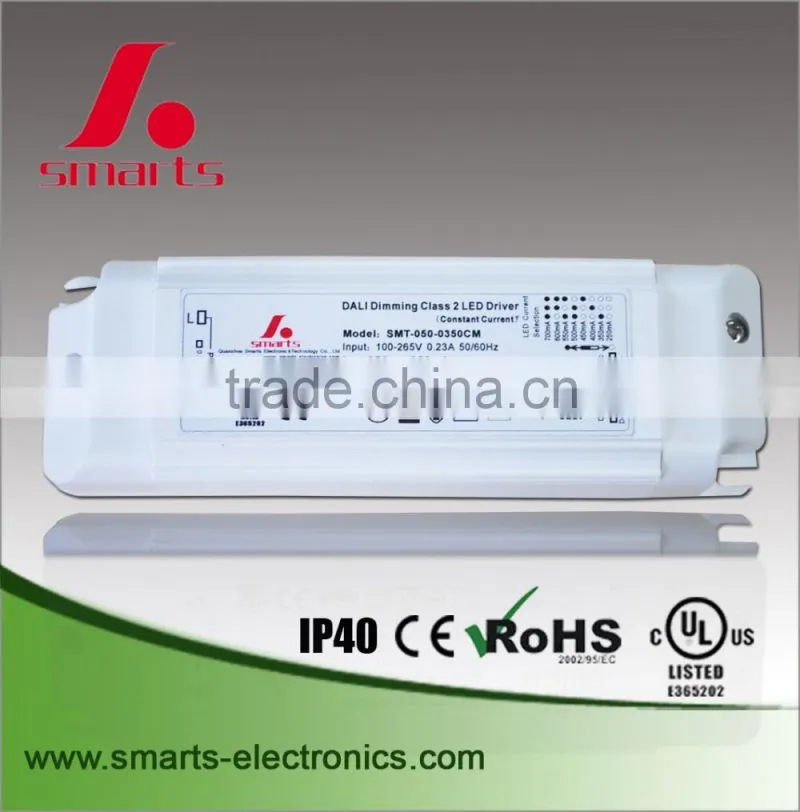500mA 15W dimmable constant current led dali driver with dali