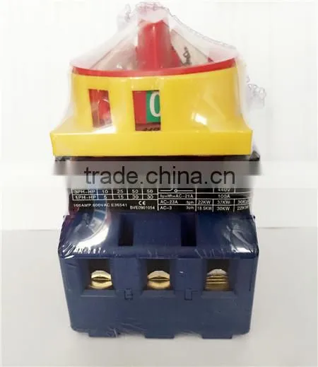 front panel power switch JYD11-100/3 100A control panel switch alibaba