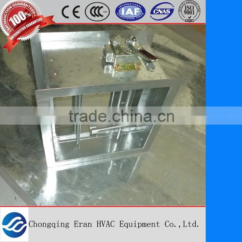 Bypass Ventilation Regulating Damper for hvac Heating