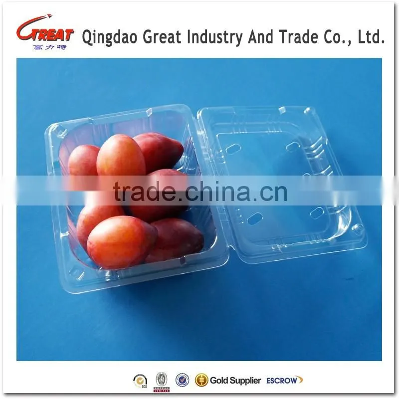 Strawberry Transparent Box Fruit Use Packaging Tray