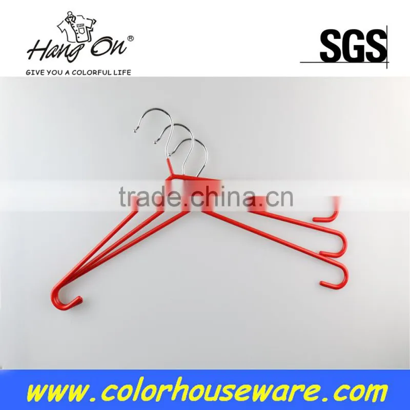 Multifunction pvc coated hanger