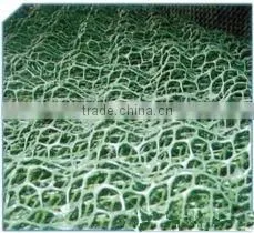 green plastic garden mat