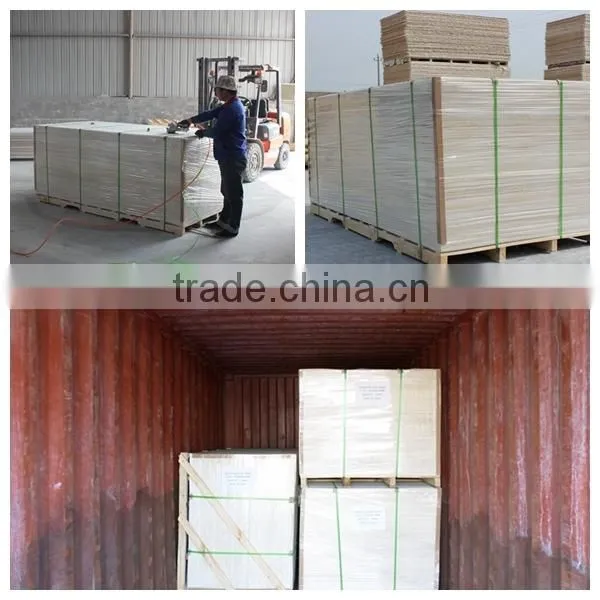 Fire Rated Magnesium Fireproof Board Mgo Board ASTM E-84 UL Tested jet backer board