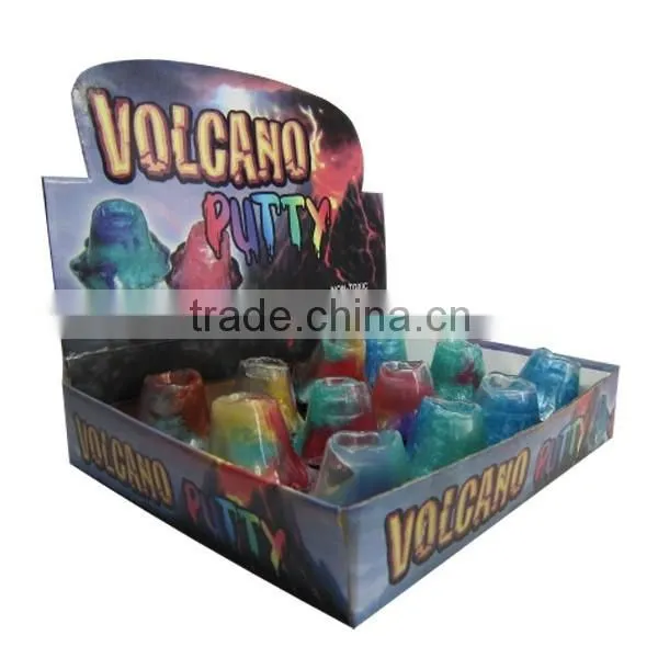 Galaxy volcano putty toys glacier slime