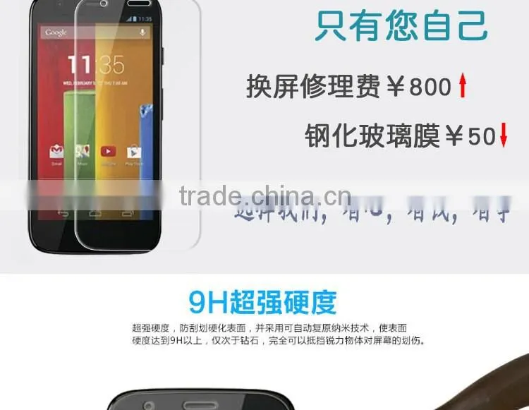 High Quality Wholesale Tempered Glass Screen Protector For Moto G Screen Protector