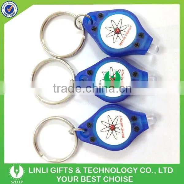 Plastic Led Cheap Custom Keychains