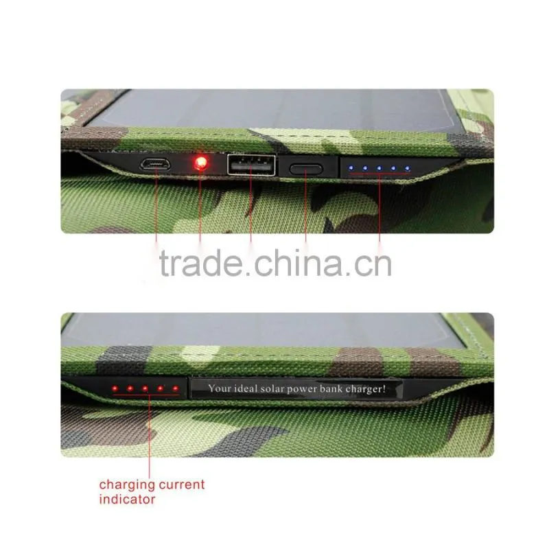 Best selling 5W 6V Foldable Mono Portable Solar Panel Charger