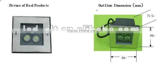 waterproof floor led light LED inground light100-264V