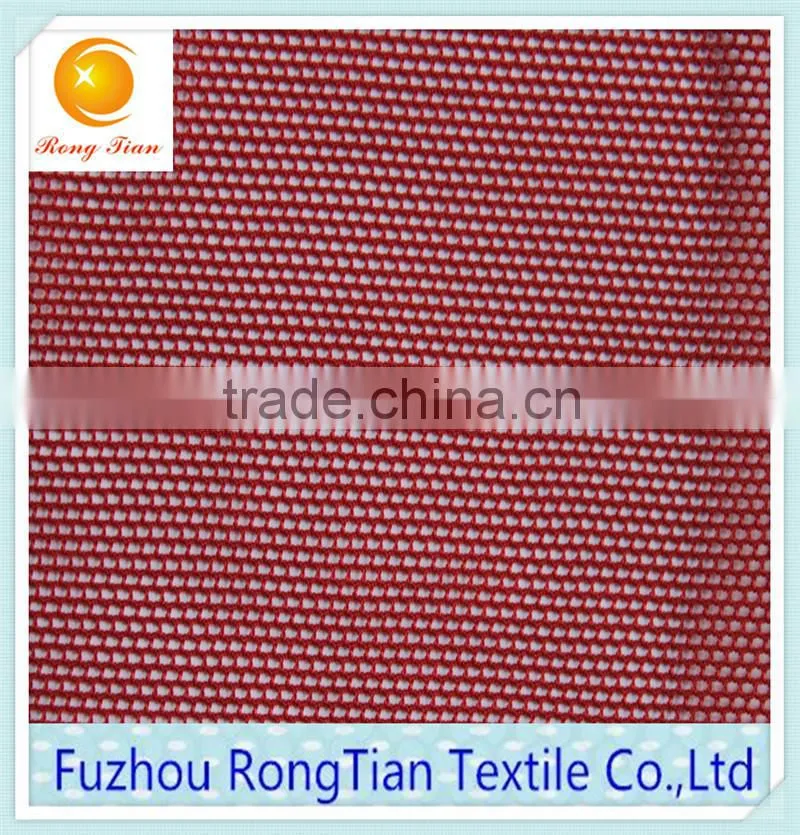 High quality red nylon and spandex stretch mesh fabric for underwear