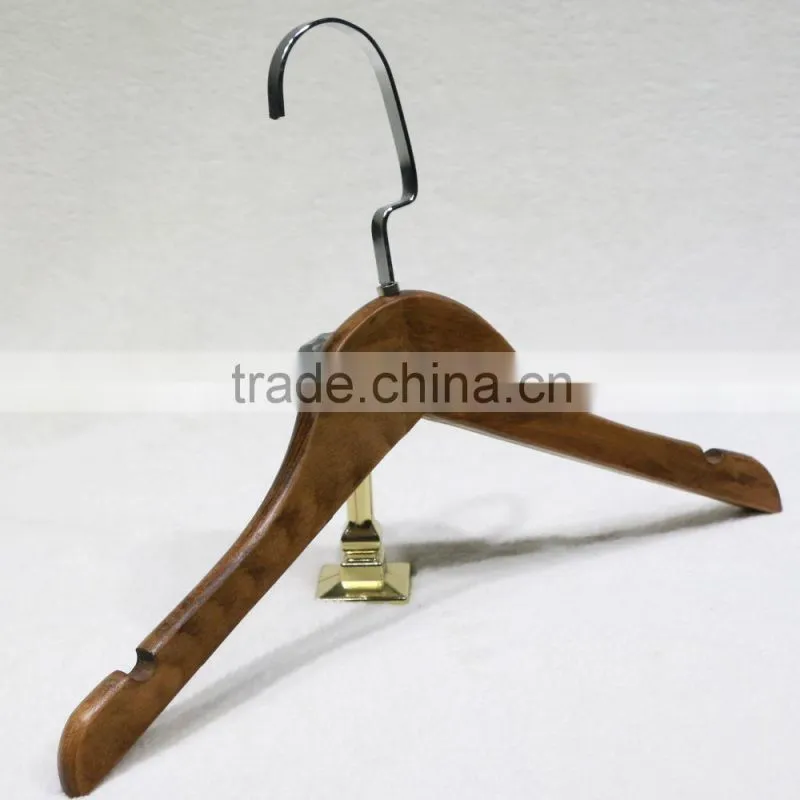 Laminated fashion wooden hanger for wholesale clothes