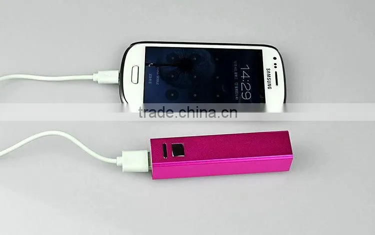 new products 2015 bulk power bank supply with led torch