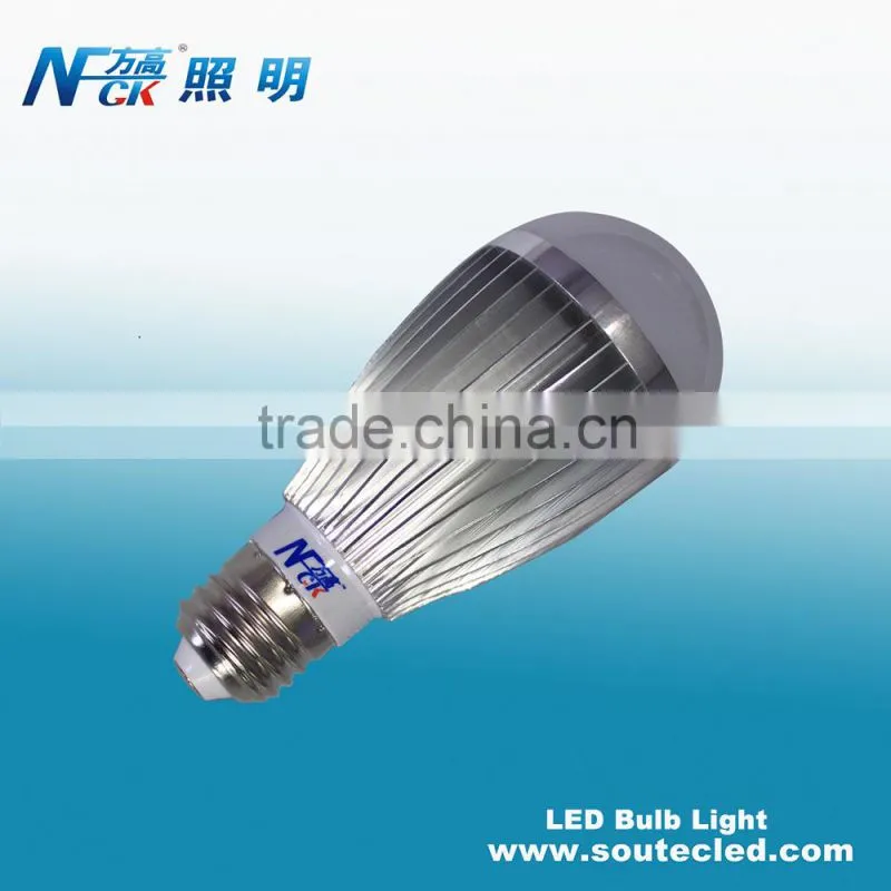 High quality aluminum energy saving power efficiency 3watt warm white led bulb with E12 E14 E26 E27 light base