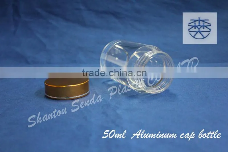 50ml aluminum bottle, aluminum powder bottles with screw cap, aluminum powder bottles