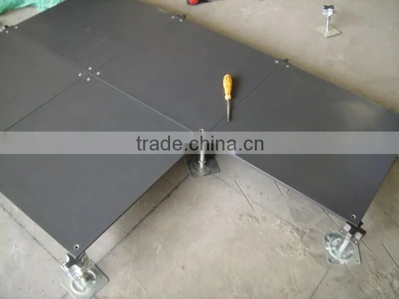 OA bare steel raised floor use for office building and put carpet on top