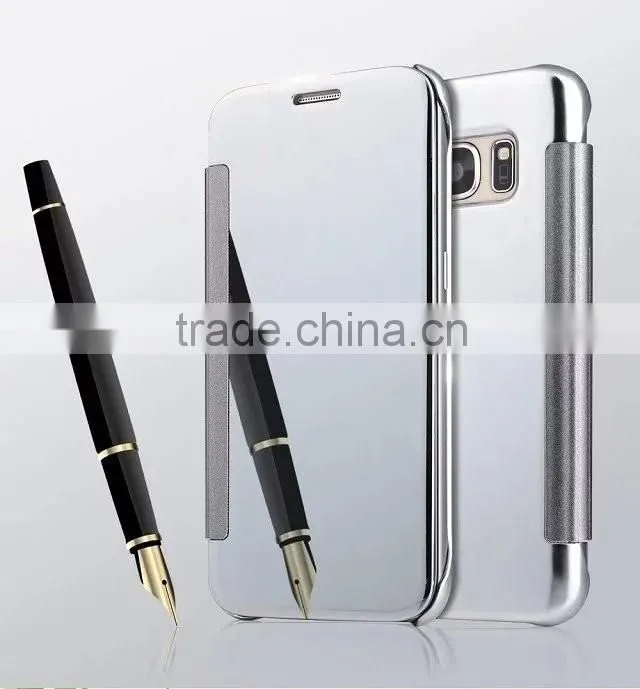 Make Up Mirror Function Cell Phone Flip Case Cover,Mirror Case For Iphone 6