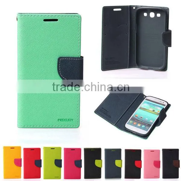 Fancy Diary Flip Leather Wallet Case For Samsung Galaxy S Duos S7562