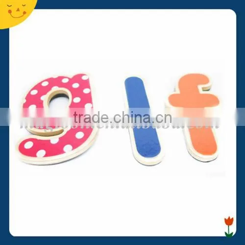 Custom design decorational car shape magnetic wooden puzzle