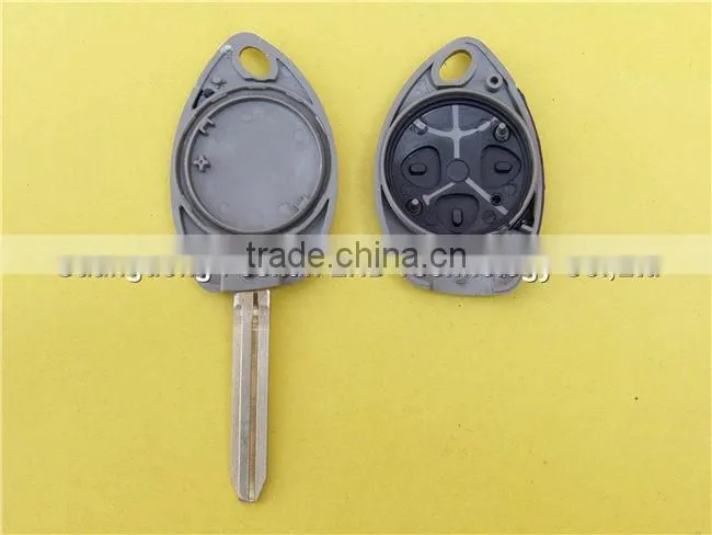 New style 3 buttons remote key casing for Toyota Innova key color grey