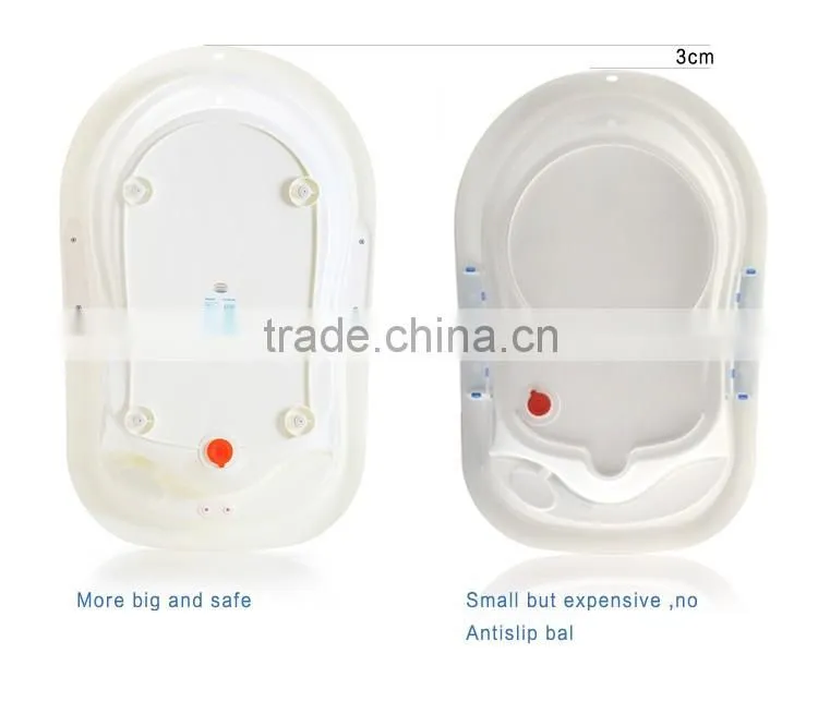 plastic baby bath tub small baby tub portable bathtub with seat