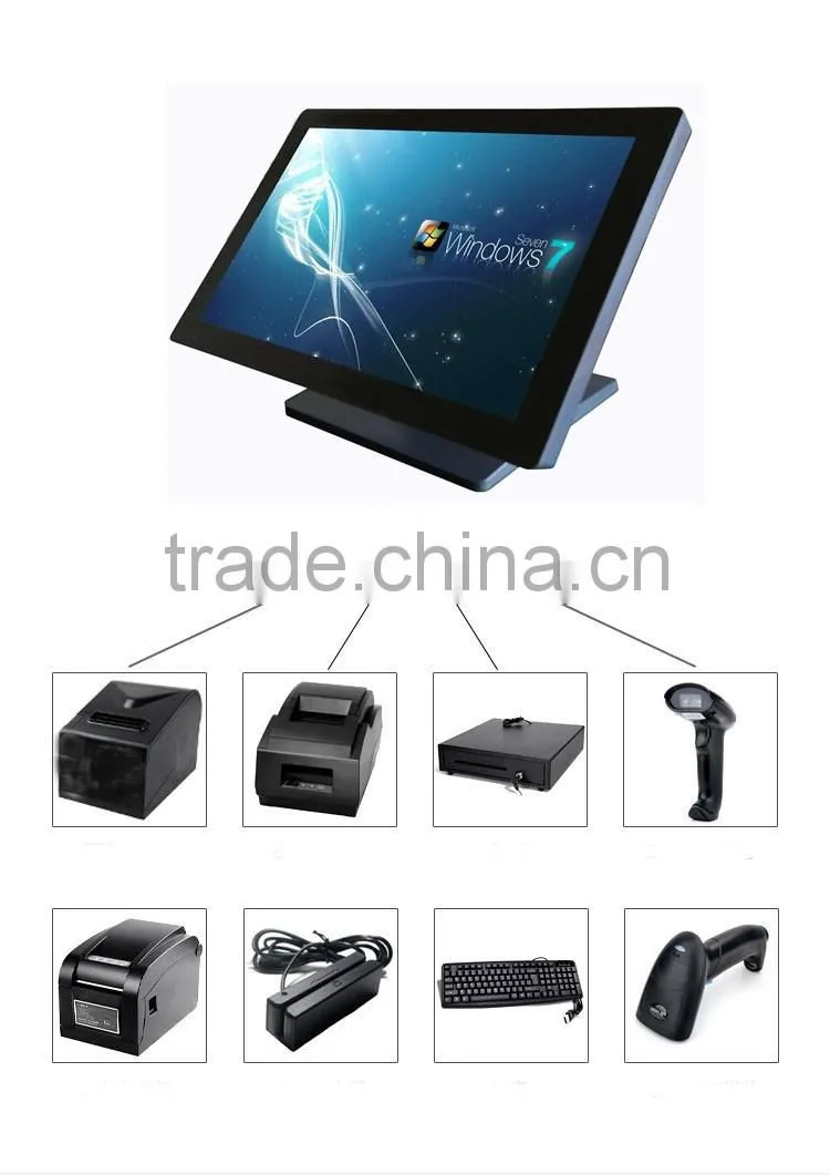Strong compatibility High performance retail pos system,cheap all in one pos system
