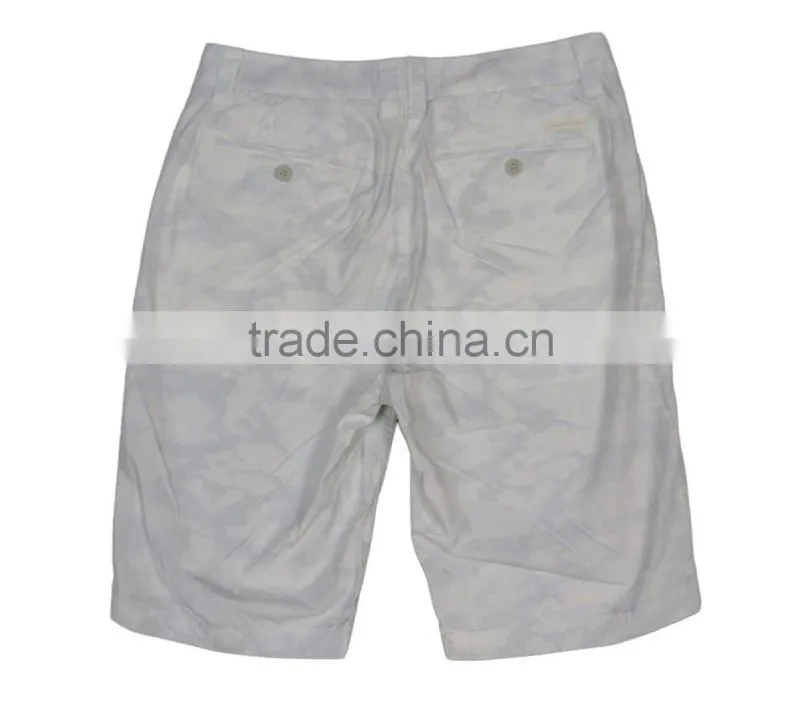 Army camouflage fatigue shorts