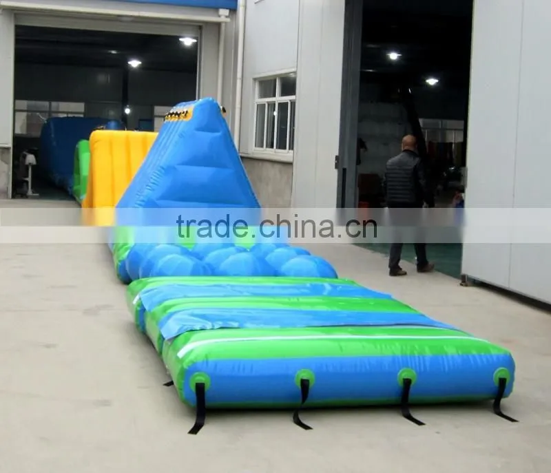 Hot Summer Water Pool Game Inflatable Water obstacle course for sale