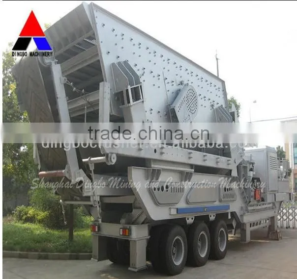 Mobile Portable Stone Crushing Plant with European Standard Manufacturing Shanghai
