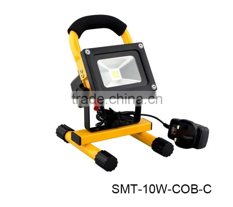 10W LED Outdoor Emergency Portable Rechargeable Flood Light Working Lamp