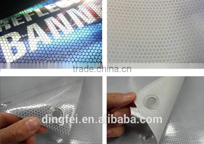 HI Viz Printable reflective banner / reflective printing materials/reflective sheeting