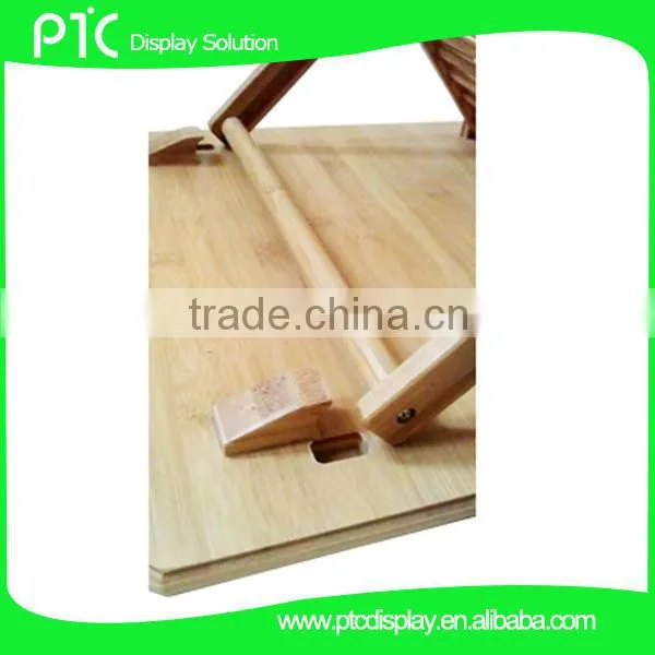 Wood brochure holder, bamboo material
