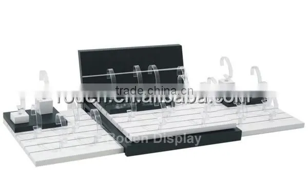 Wholesale Custom Wooden Watch Displays For Watch And Jewellery Shop Counter And Window Exhibitor Watch Holder