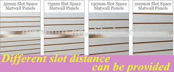 MDF slatwall panel / slot board for display accessories