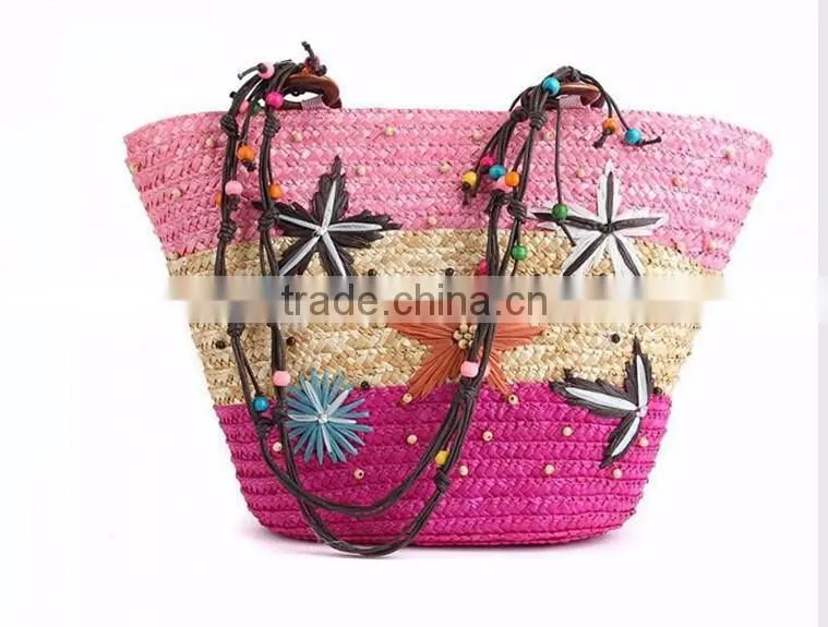 Hot selling 2016 straw beach tote bag