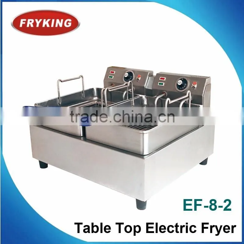 dual tank electric deep fryer to fry different food