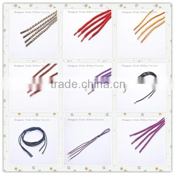 Dongguan manufacturer waxed flat laces