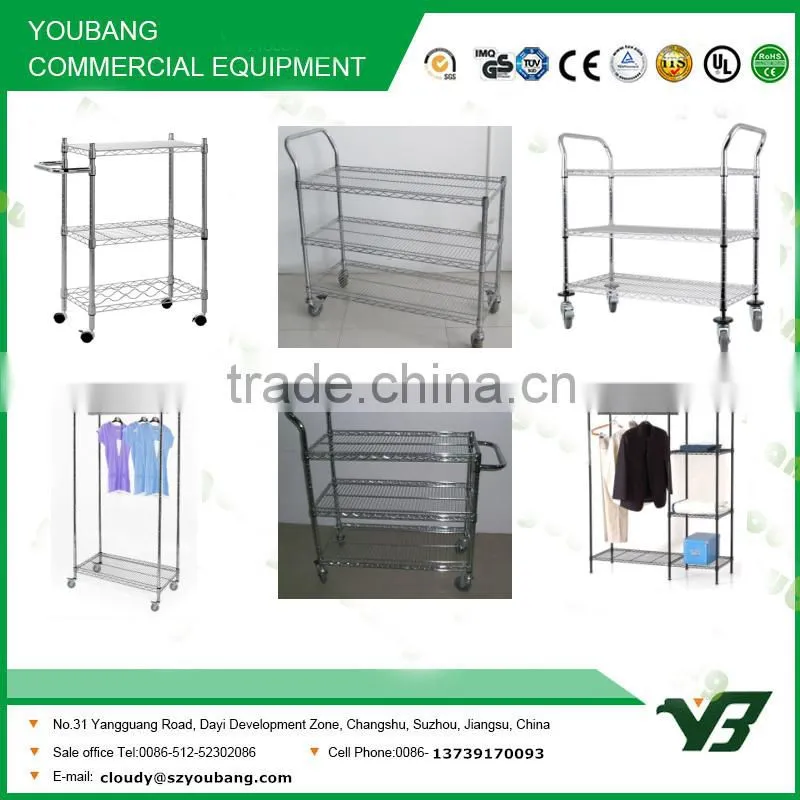 2015 hot sell NSF 100KGS heavy duty 5 tier home wine shelf (YB-WS023)